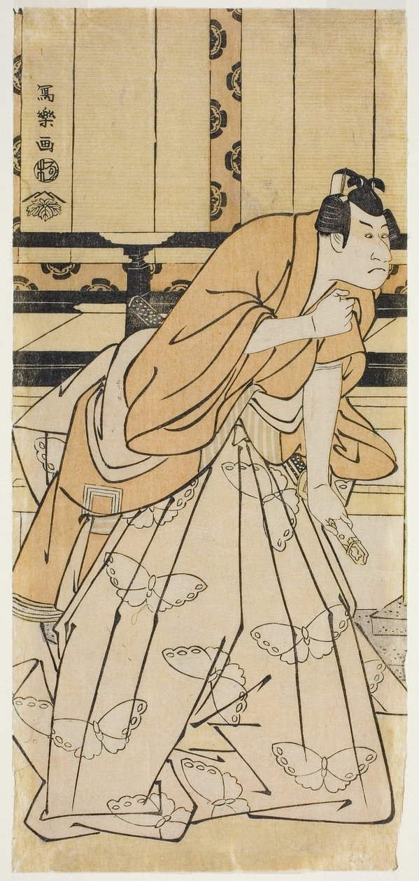 Tým Ichikawa Dan Juro Vl jako předek Tokimune (6th Ichikawa Dan Juro