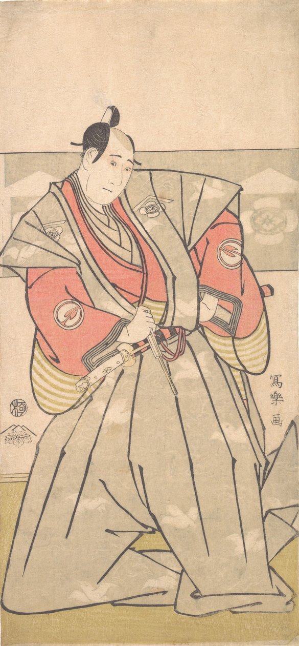 Herec Sawamura Sojuro III, 1794-9 od Toshusai Sharaku