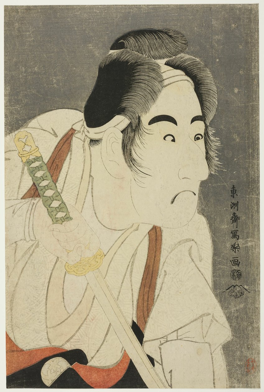 Tea ac a r kapela Mitsukoro dobrá jako Ishii Genzo od Toshusai Sharaku