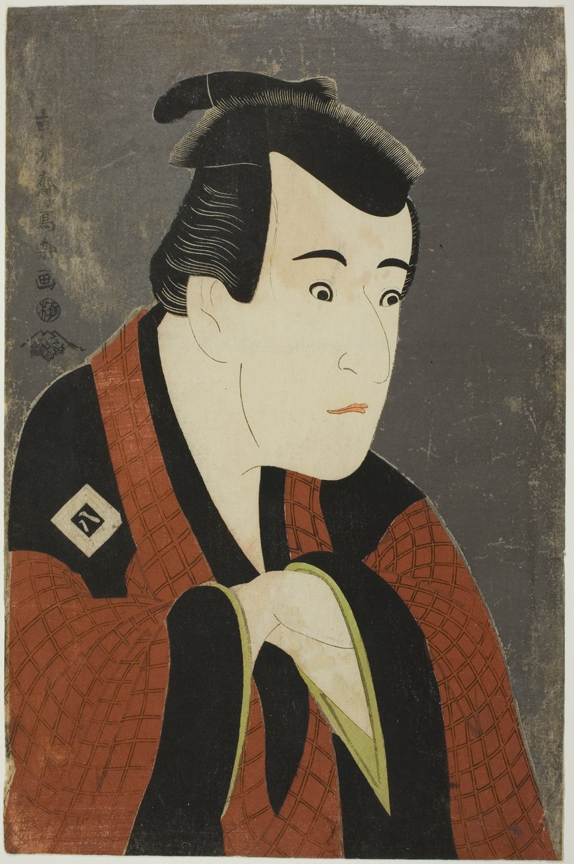 Herec Ichikawa Yaozo III jako Tanabe Bunzo od Toshusai Sharaku