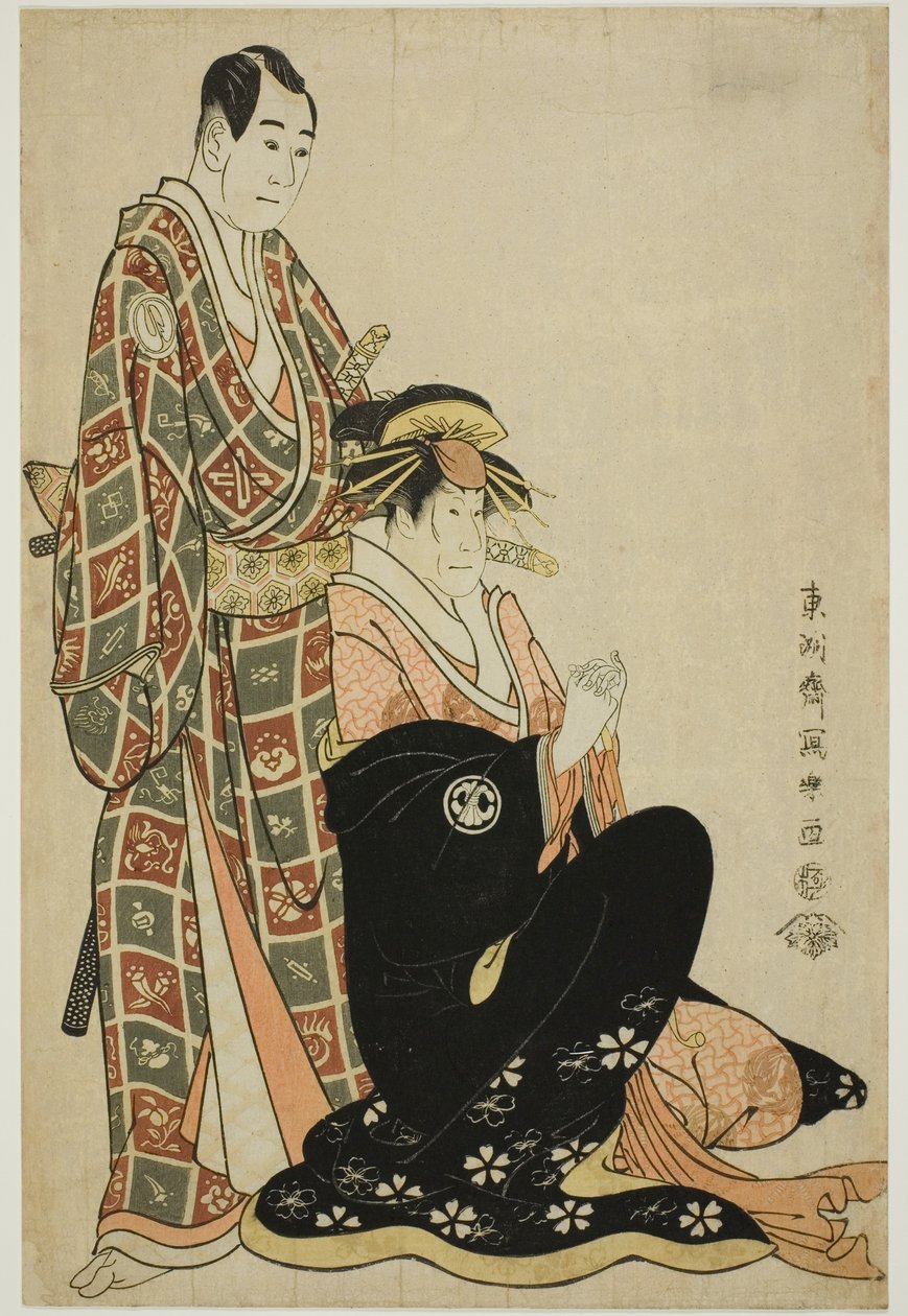 Te Ac a rs Segawa Kiku no Onna Good (R) Jako Te Kor Te-san Katsuragi Plan d Soju Sawamura Good (L) Jako Nagoya Sanza Motoharu od Toshusai Sharaku