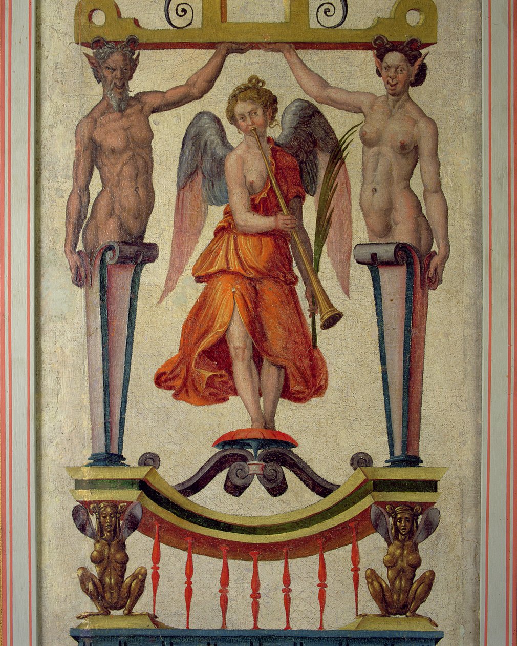 Arabesque panel, který může pocházet z Nonsuch Palace, 16. století od Toto