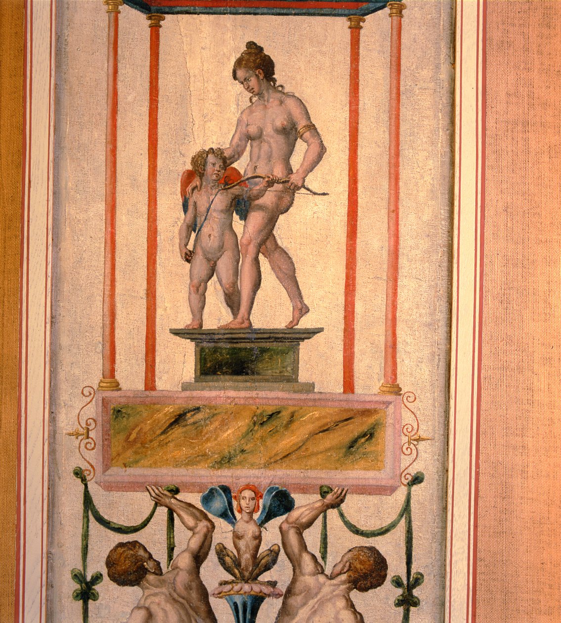 Arabesque panel, který může pocházet z Nonsuch Palace, 16. století od Toto