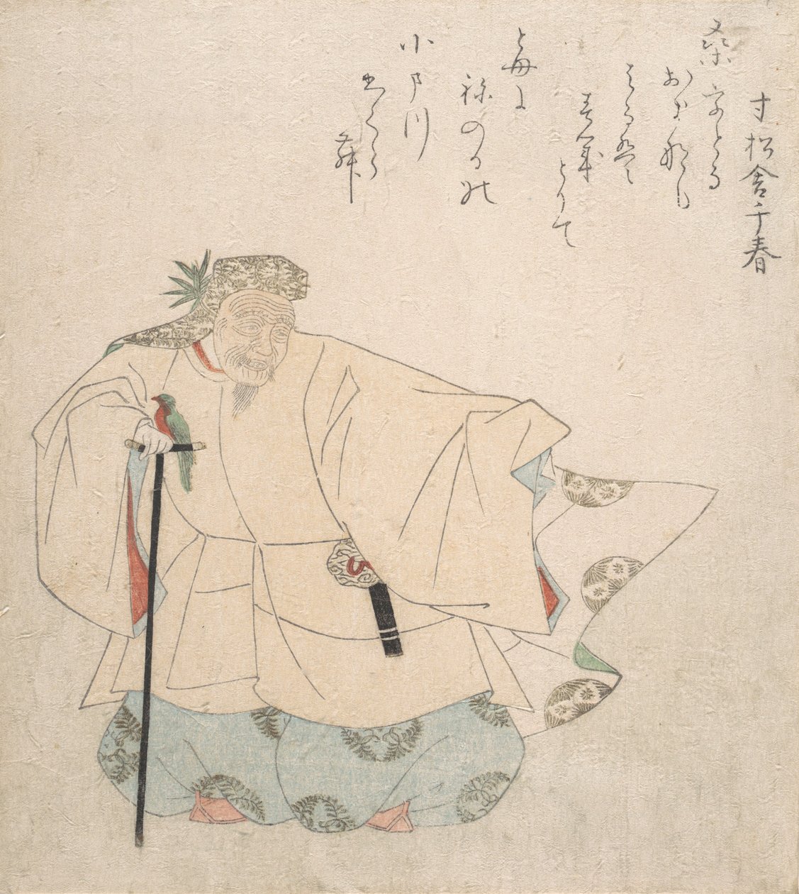 Scéna z Noh Dance, ca. 1820. od Totoya Hokkei