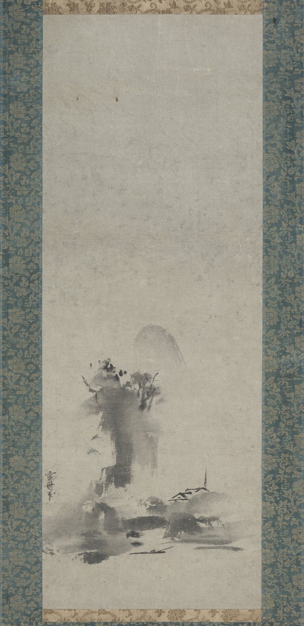 Haboku, Krajina s postříkaným inkoustem od Toyo Sesshu