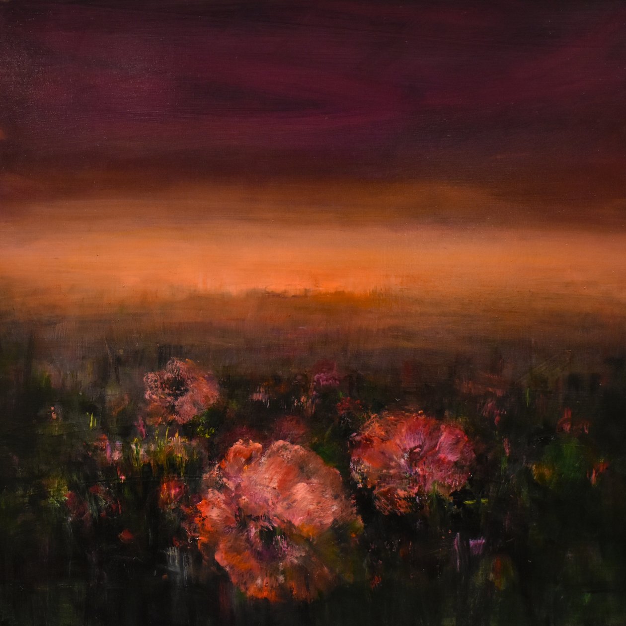 Eventide 1, 2017 (olej na plátně) od Tracy Lambros