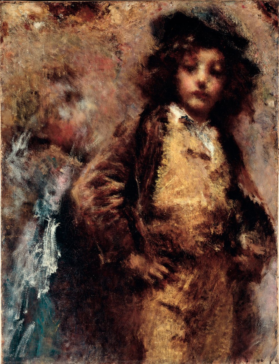 Chudý, ale krásný Portrét mladého muže, který vypadá jako dandy. Obraz Tranquillo Cremona (1837-1878) Genes, Nervi, Galleria od Arte Moderna od Tranquillo Cremona