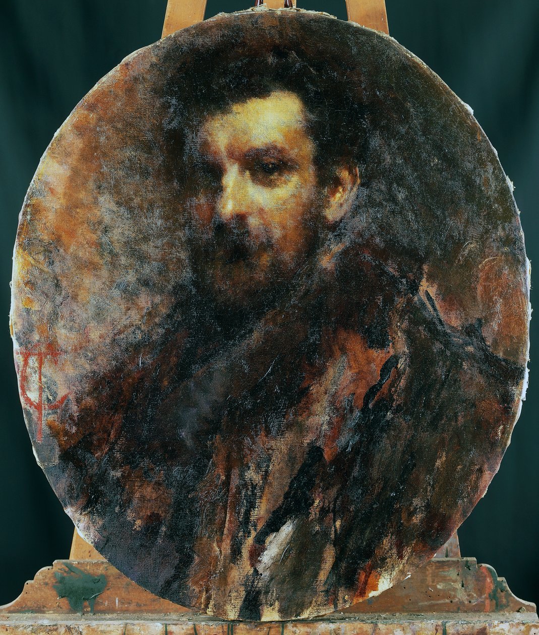 Portrét Cletto Arrighi, pseudonym Carlo Righetti (Milán od Tranquillo Cremona