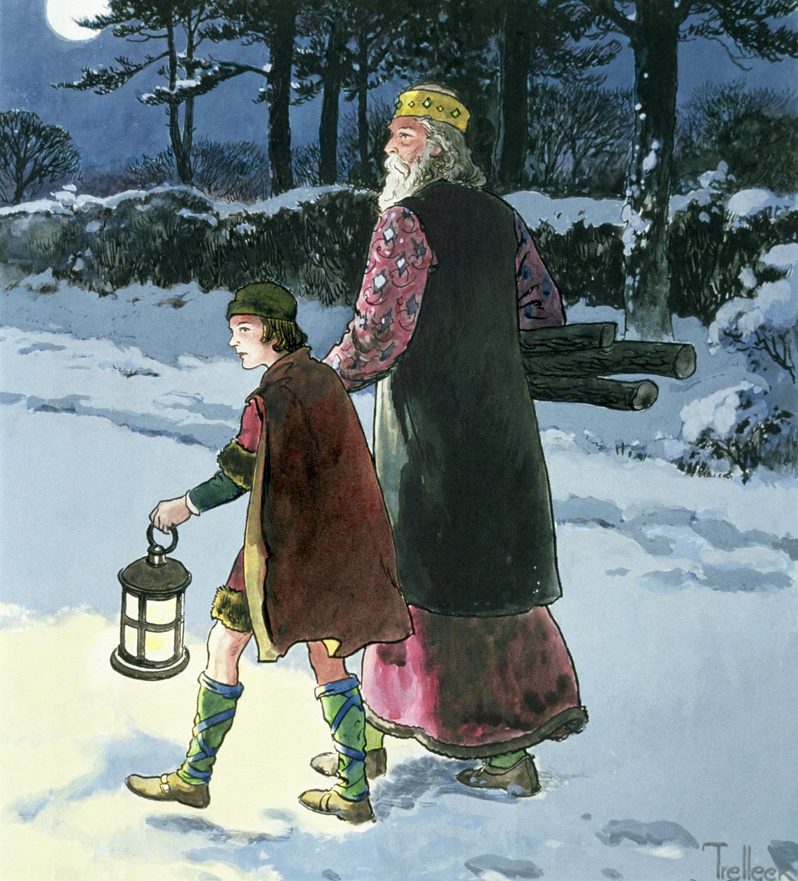 Král Václav, 10. století c1900 od Trelleek