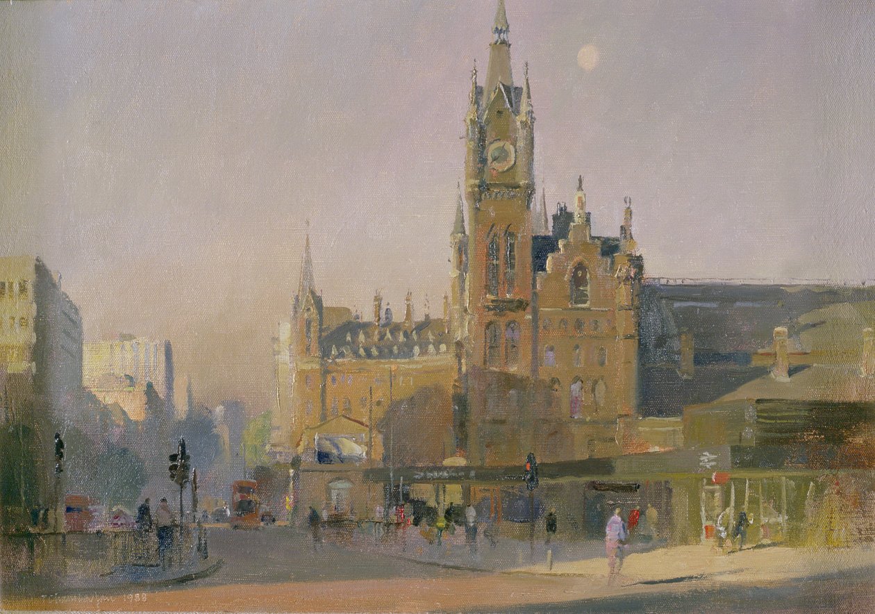 Brzy ráno, Euston Road, 1988 od Trevor Chamberlain