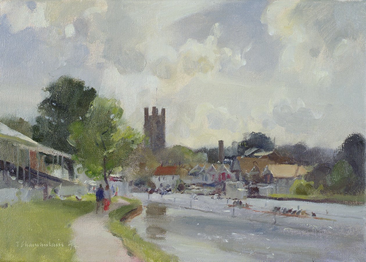 Příprava na Henley Regatta, 1994 od Trevor Chamberlain