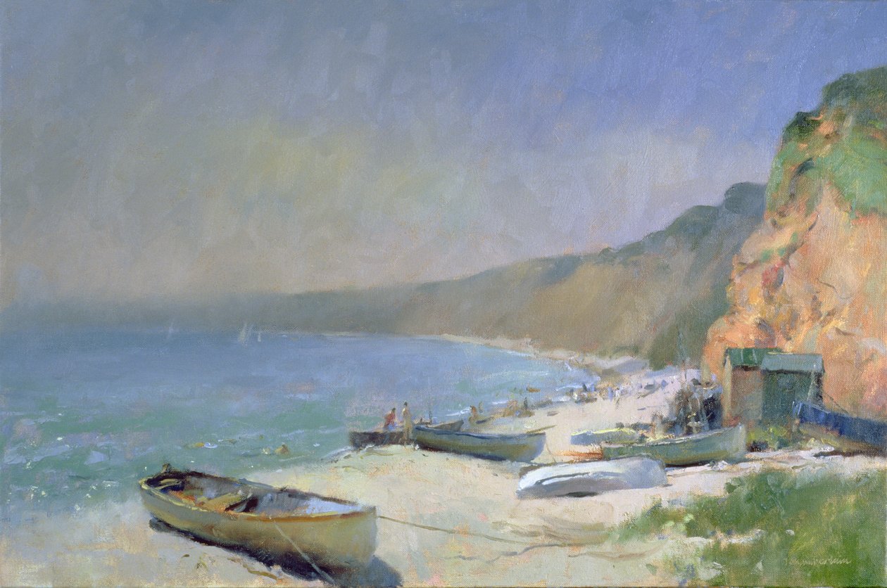 Třpytivá pláž, Budleigh Salterton od Trevor Chamberlain