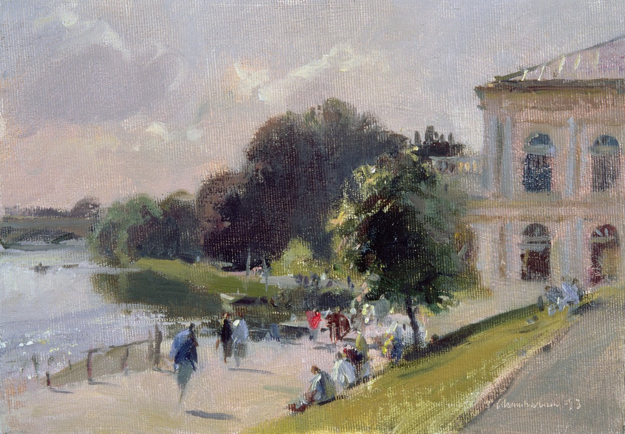 Sparkling Afternoon, Richmond, 1993 od Trevor Chamberlain