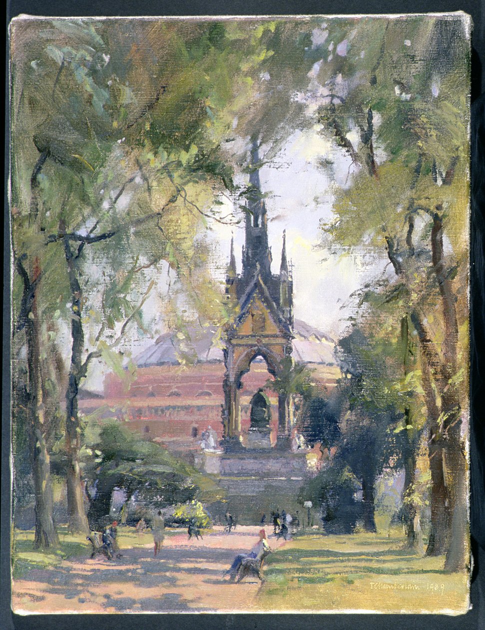 Léto, Albertův památník, 1989 od Trevor Chamberlain