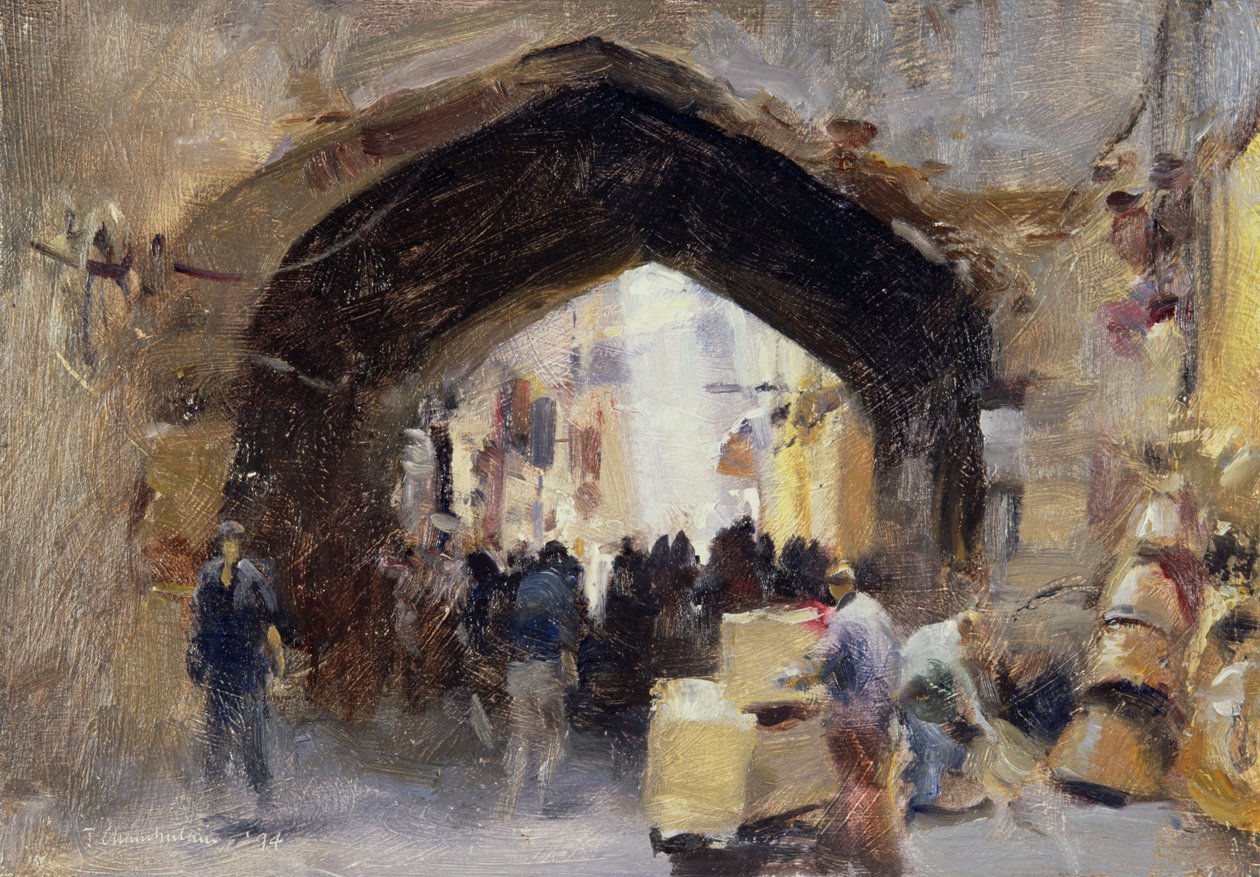 Teheránský bazar, 1994 od Trevor Chamberlain