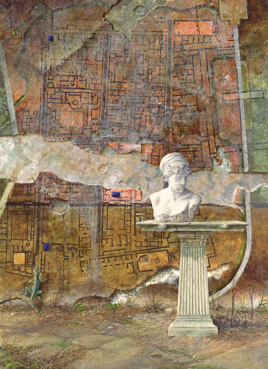 Herculaneum Site Plan, 1994 od Trevor Neal