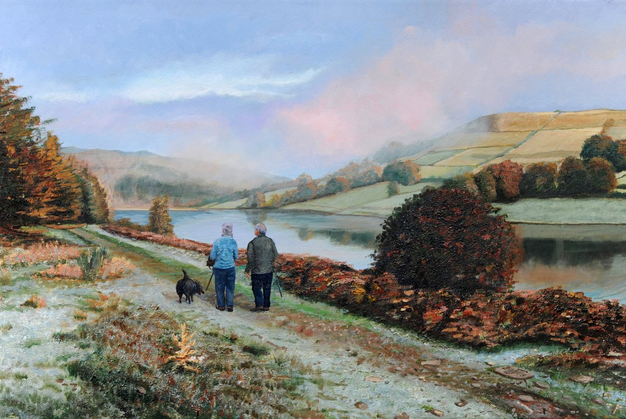 Ladybower Reservoir, Derbyshire, 2009 od Trevor Neal