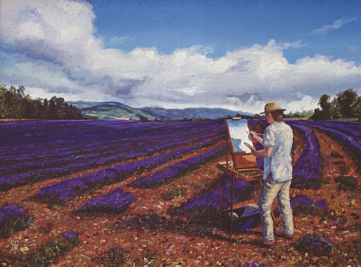 Malíř, Vaucluse, Provence, 1998 od Trevor Neal