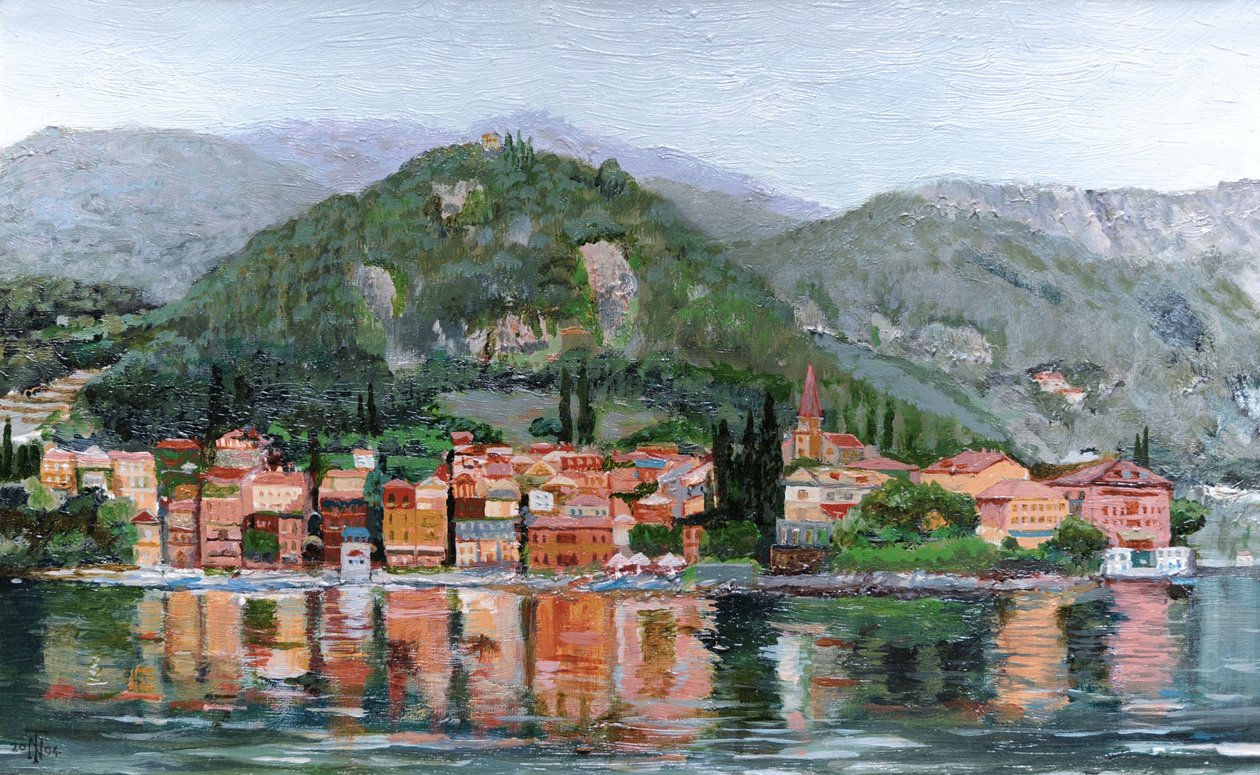 Varenna, jezero Como, Itálie, 2004 od Trevor Neal