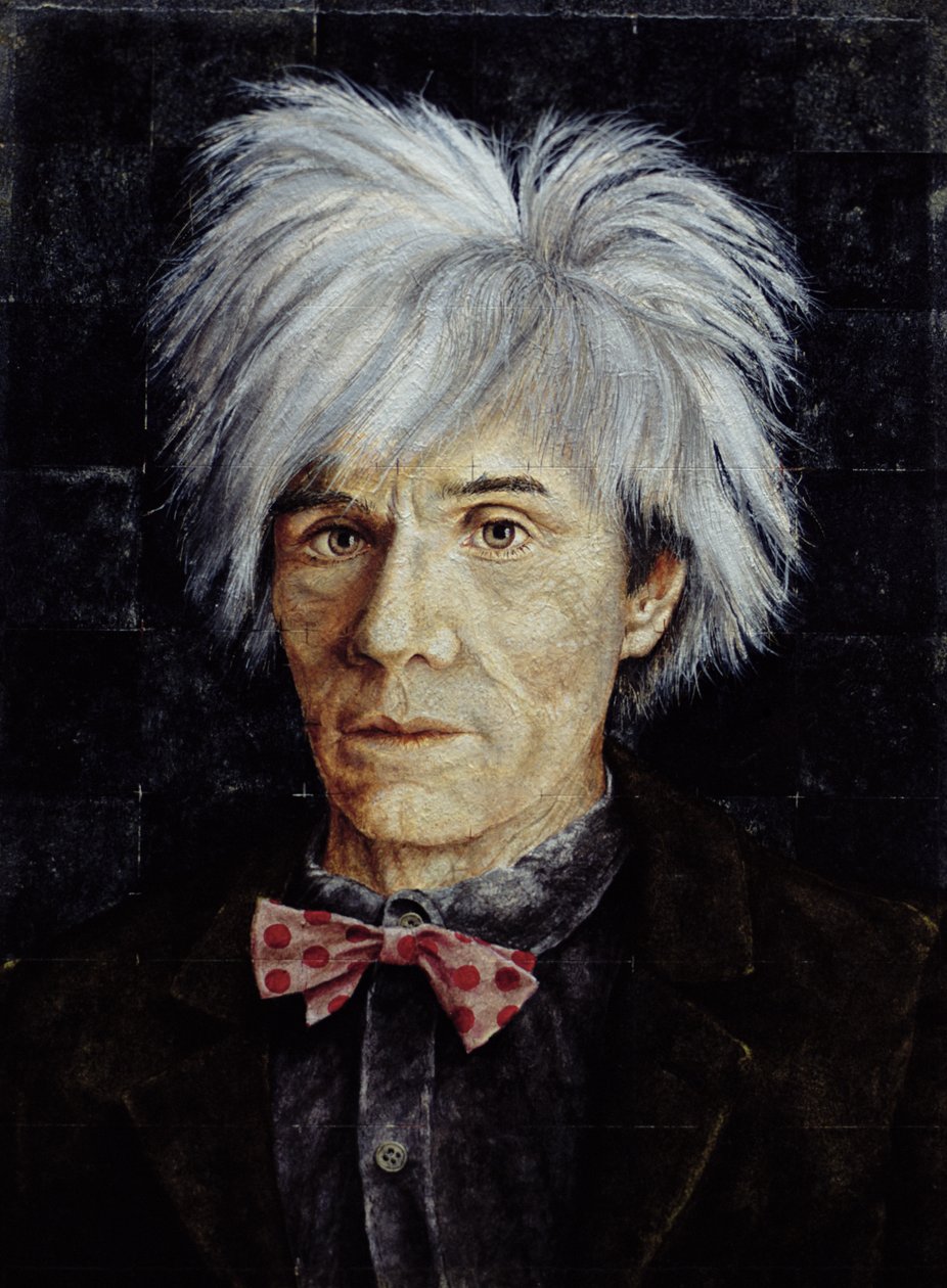Warhol (1926-87) (olej, tempera na papíře položeném na desce) od Trevor Neal