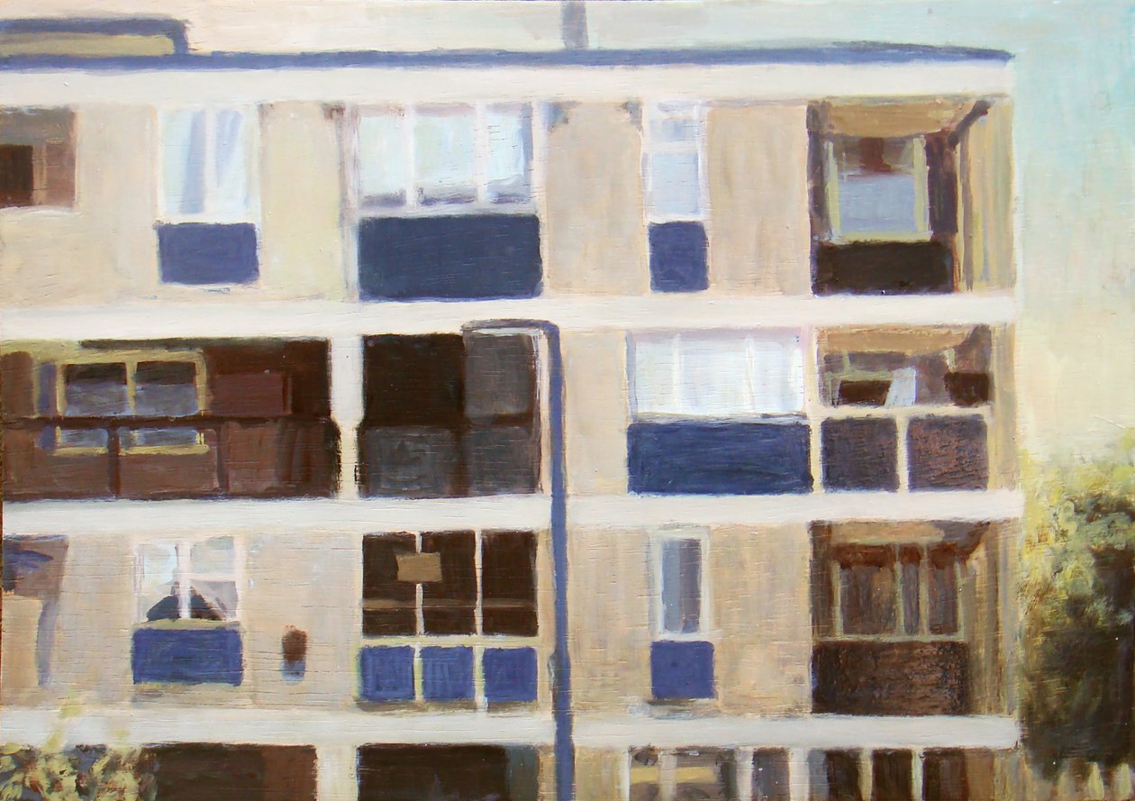 Místo k životu 16, 2011 (olej na překližce) od Trevor Burgess