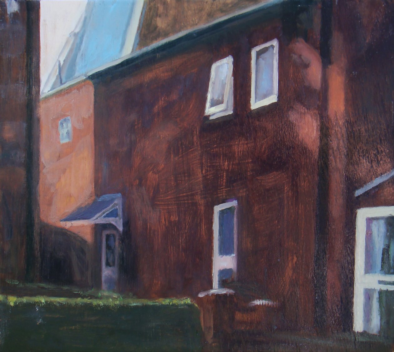 Místo k životu 18, 2011 (olej na překližce) od Trevor Burgess