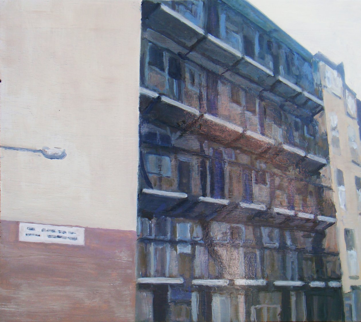 Místo k životu 20, 2011 (olej na překližce) od Trevor Burgess