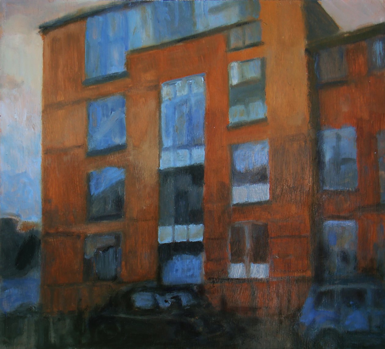 Místo k životu 21, 2011 (olej na překližce) od Trevor Burgess