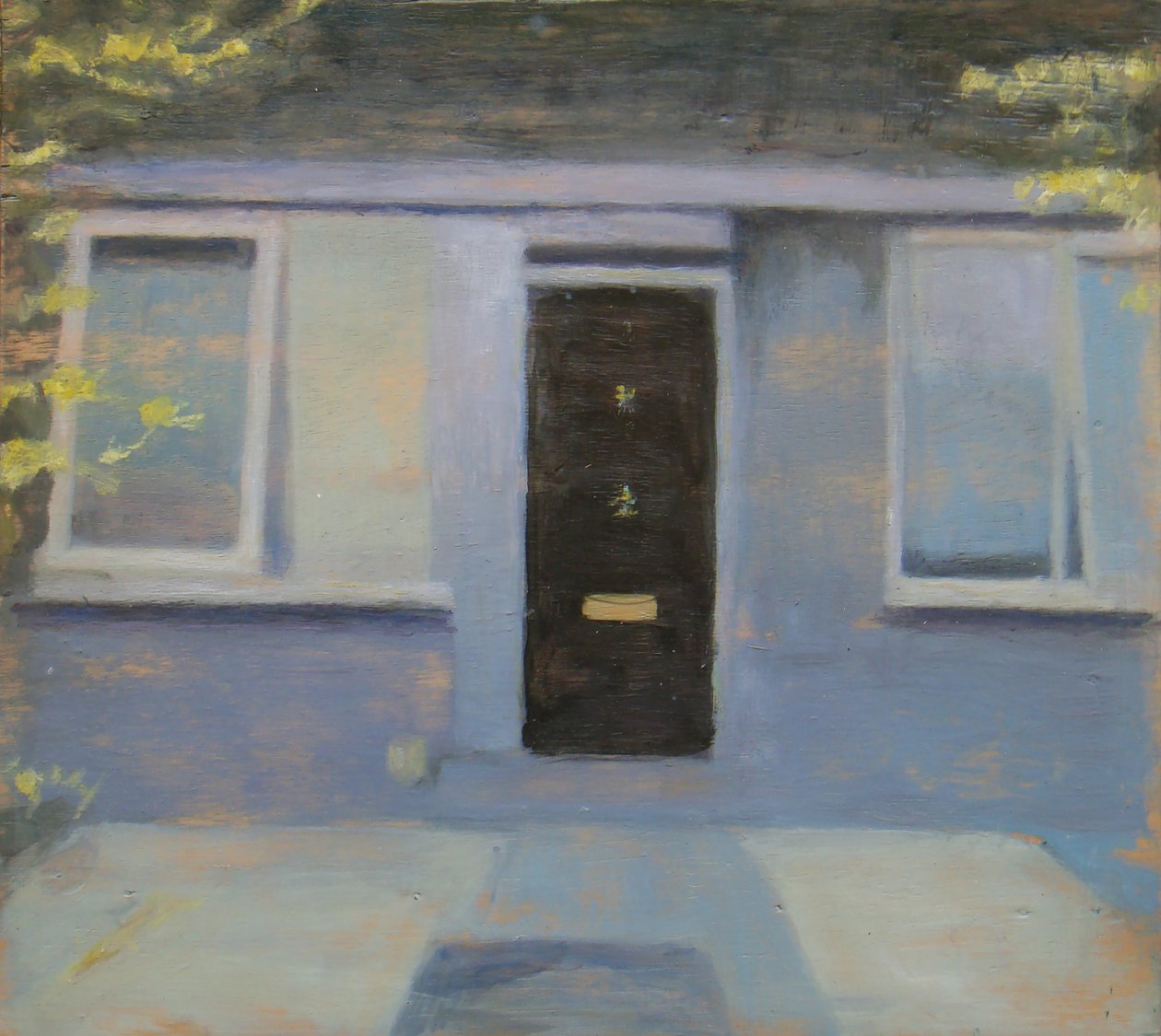 Místo k životu 2, 2010 (olej na překližce) od Trevor Burgess