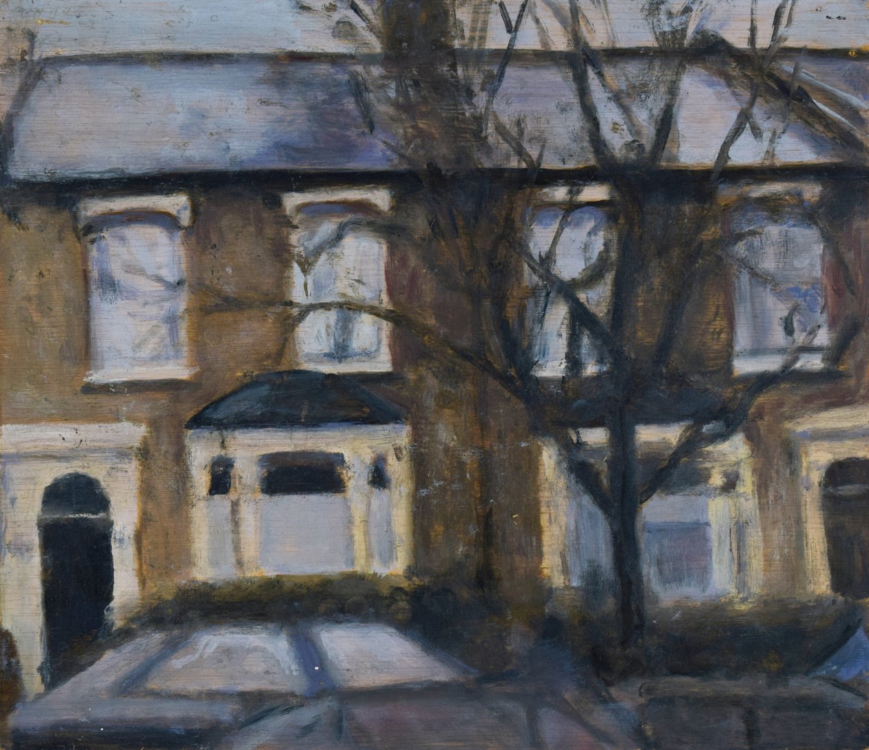 Místo k životu 31, 2012 (olej na překližce) od Trevor Burgess