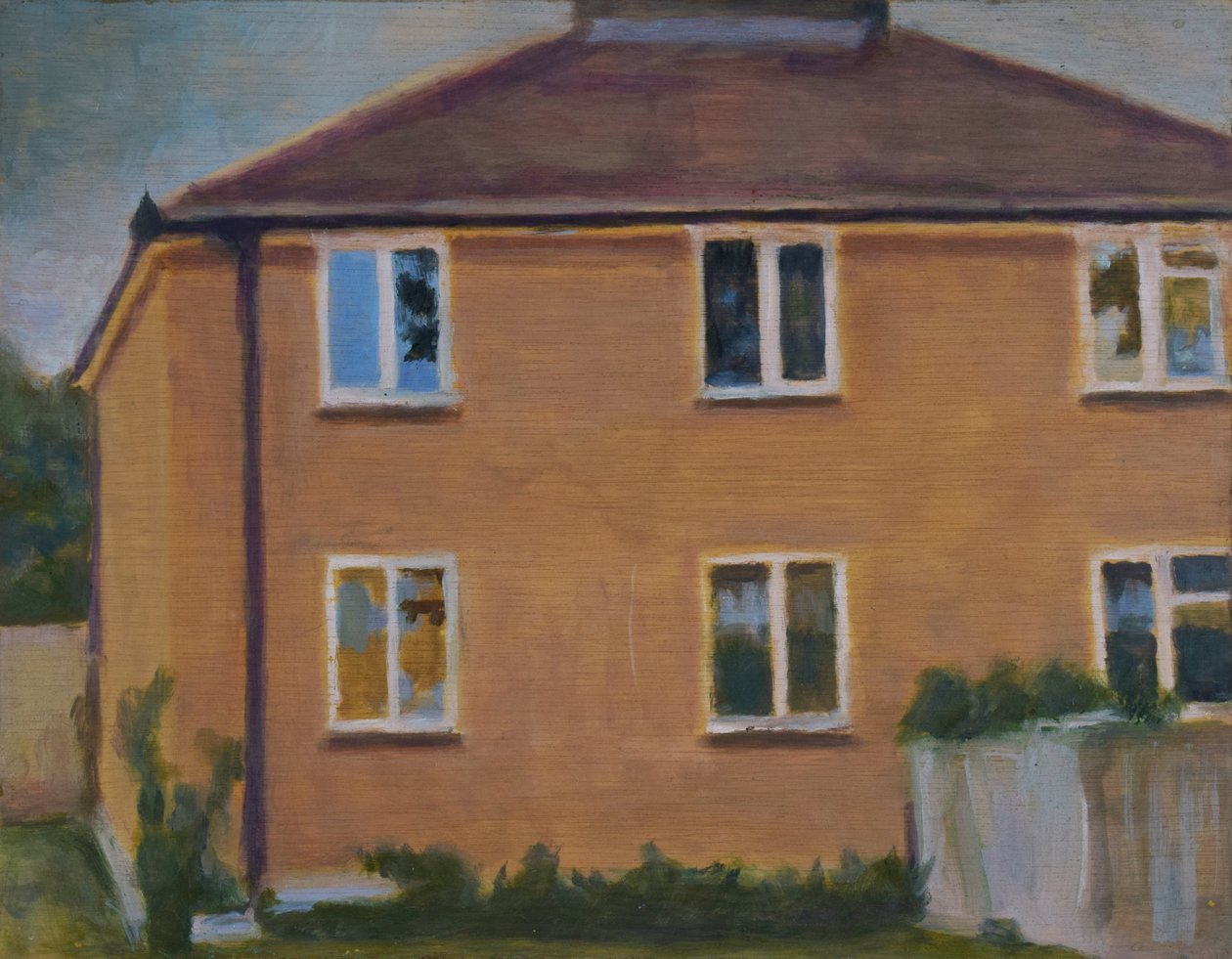 Místo k životu 37, 2012 (olej na překližce) od Trevor Burgess