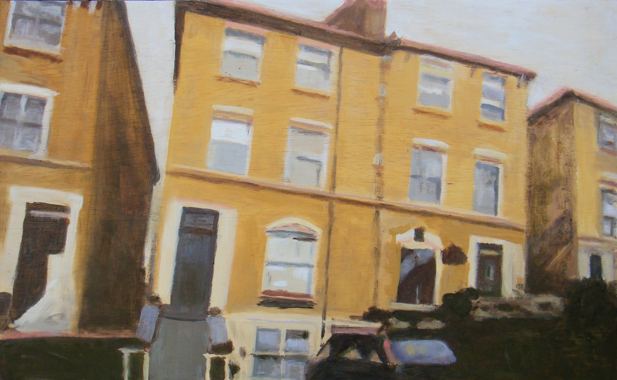 Místo k životu 41, 2012 (olej na překližce) od Trevor Burgess