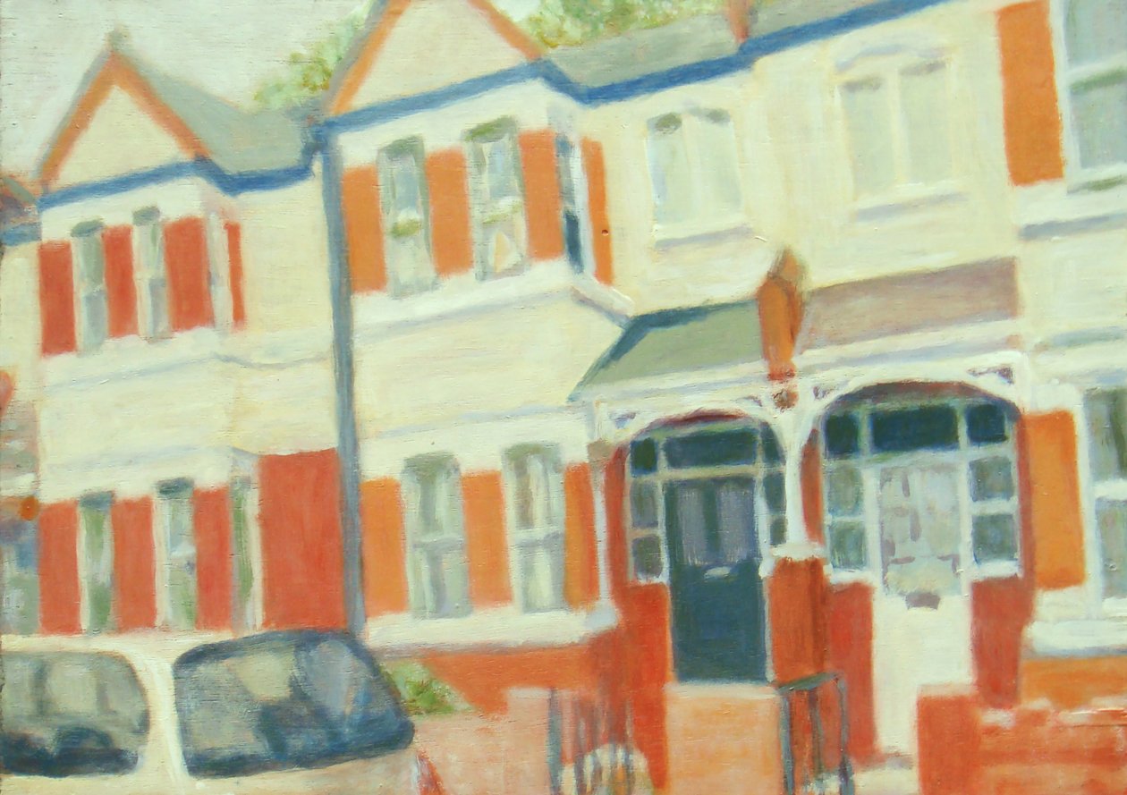 Místo k životu 49, 2012 (olej na překližce) od Trevor Burgess