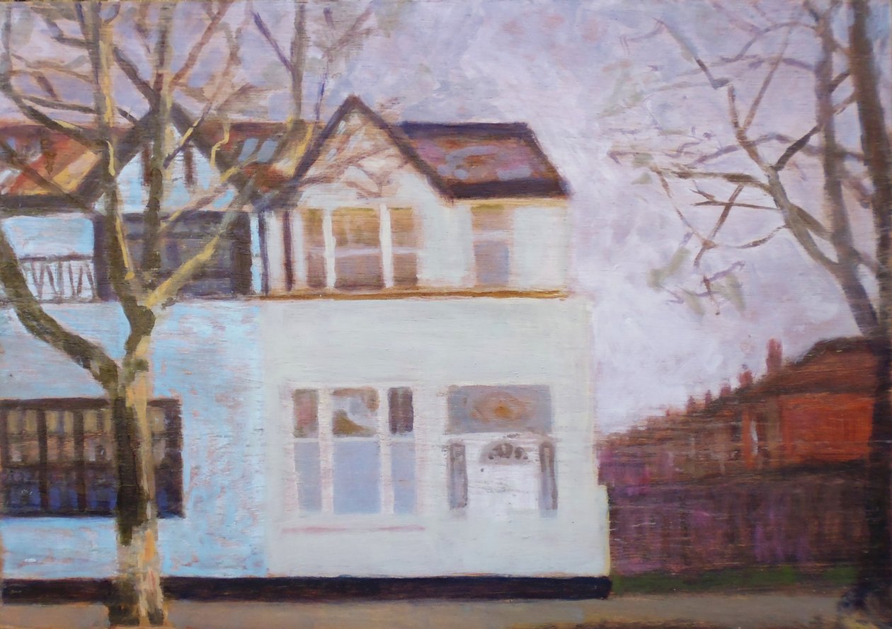 Místo k životu 51, 2013 (olej na překližce) od Trevor Burgess