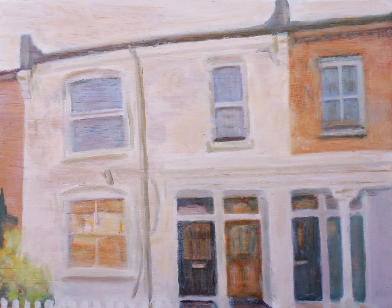 Místo k životu 55, 2013 (olej na překližce) od Trevor Burgess