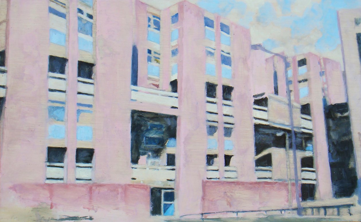 Místo k životu 8, 2011 (olej na překližce) od Trevor Burgess