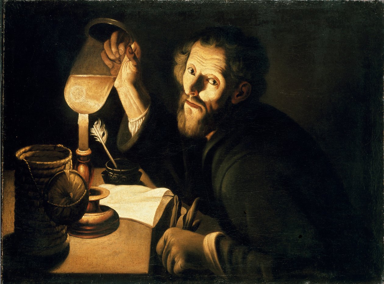 Lékař se vzorkem moči, c1630-1633 od Trophime Bigot
