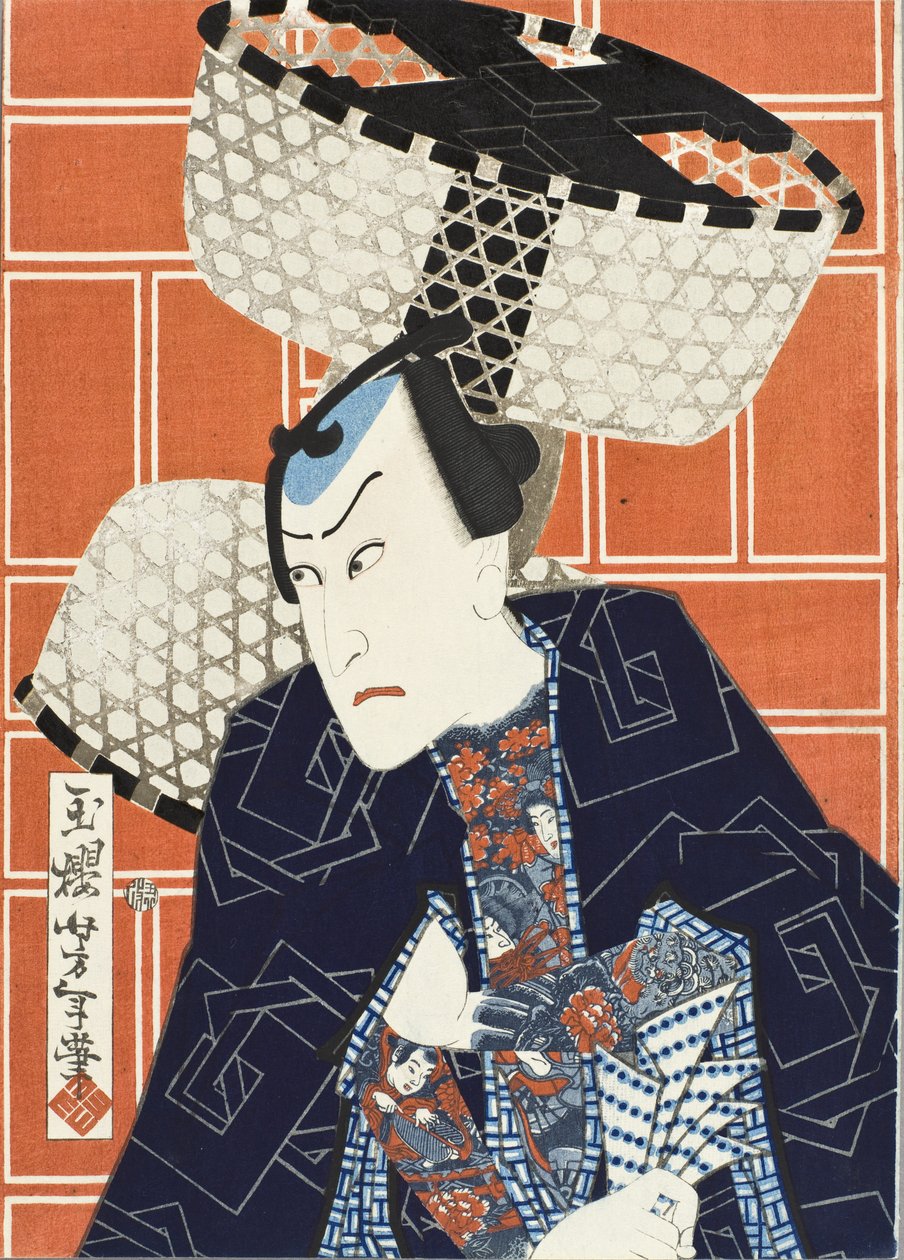 Herec Kawarasaki Gonjūrō pro hasičský sbor od Tsukioka Yoshitoshi