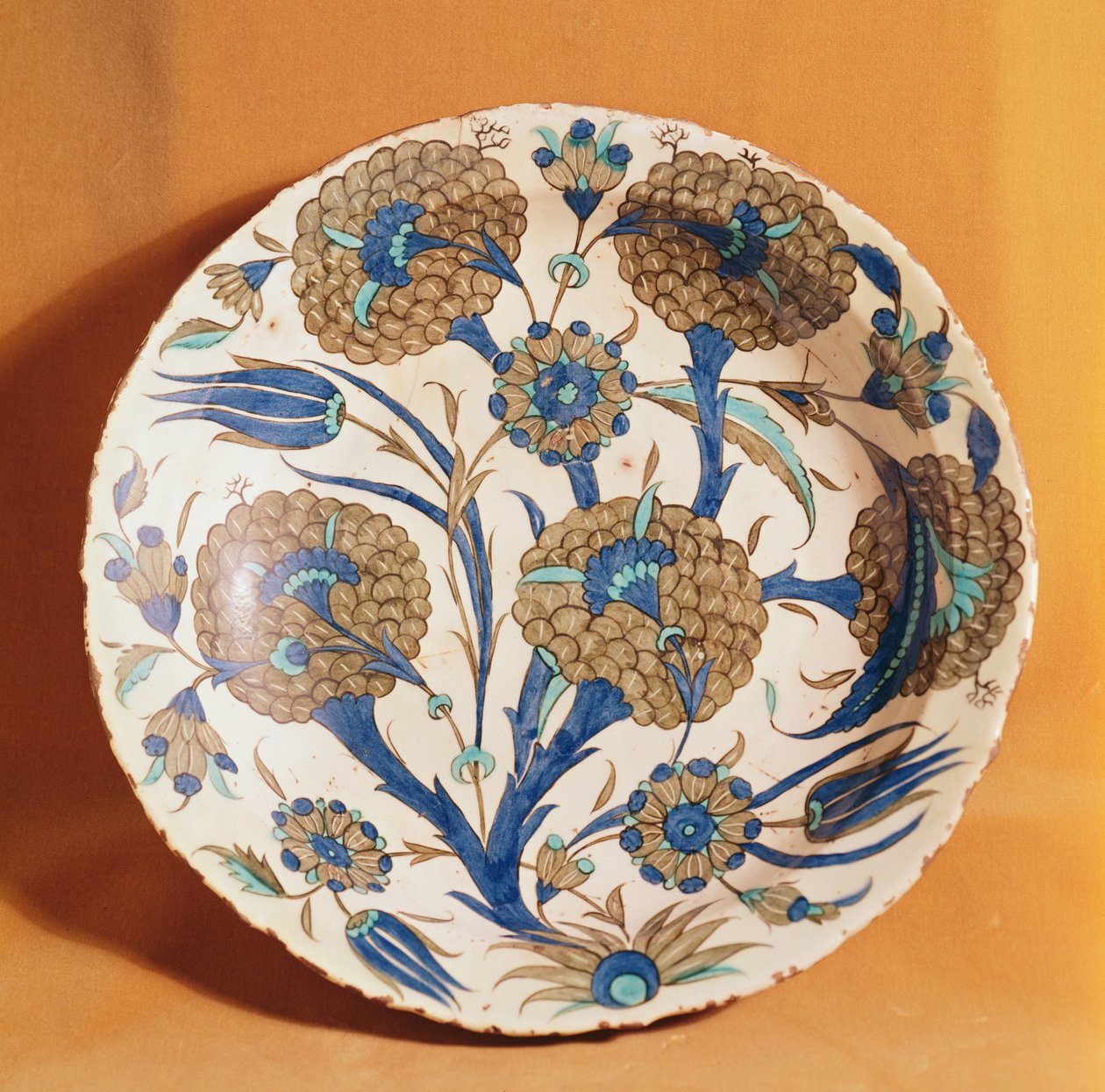 Kameninová mísa Isnik, kolem 1520-50 od Turkish School