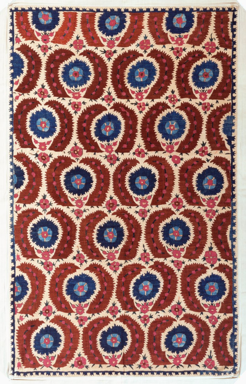 Vyšívaný plátěný potah, osmanský, konec 17.-začátek 18. století od Turkish School