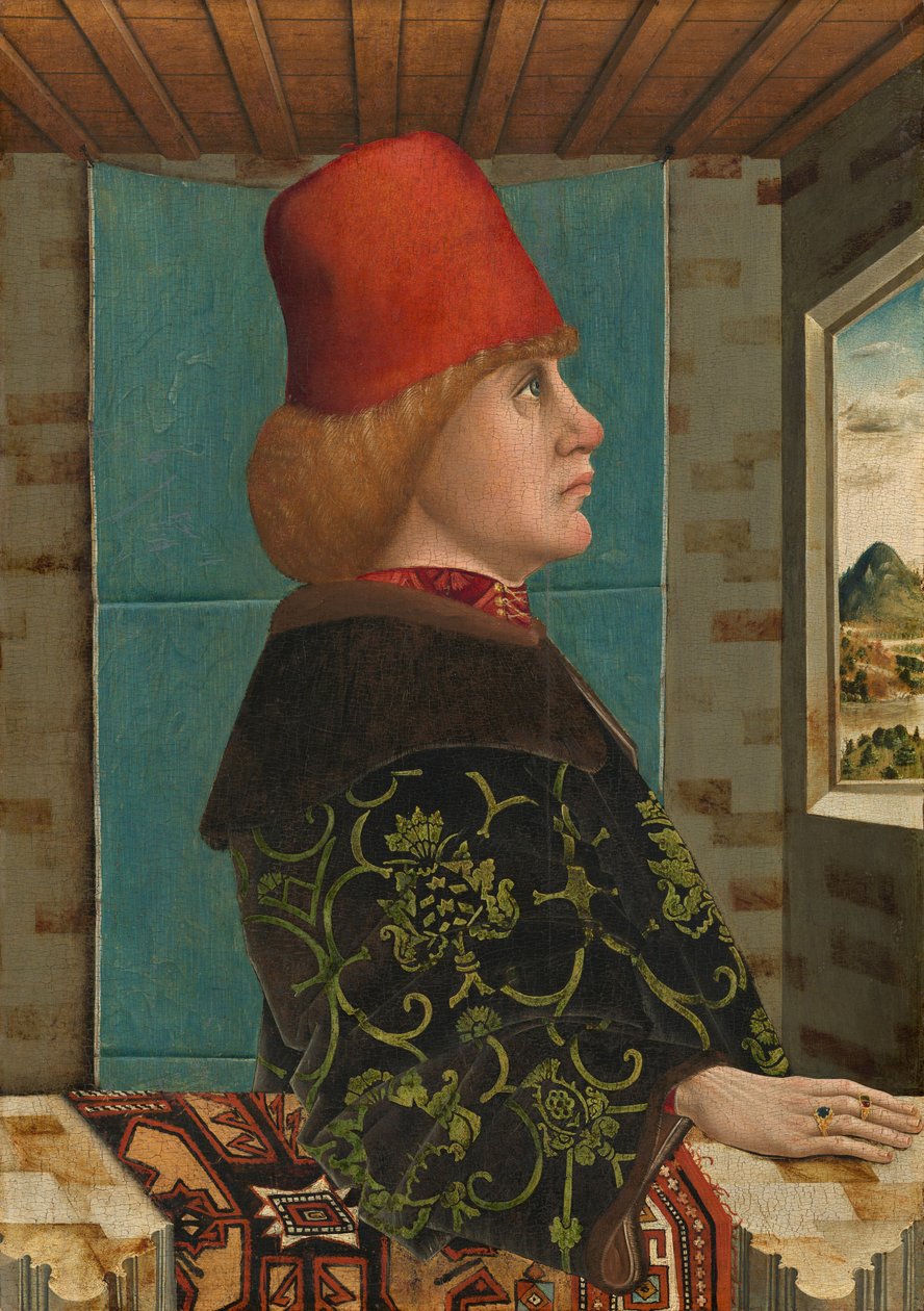Portrét muže od Tyrolean 15th Century