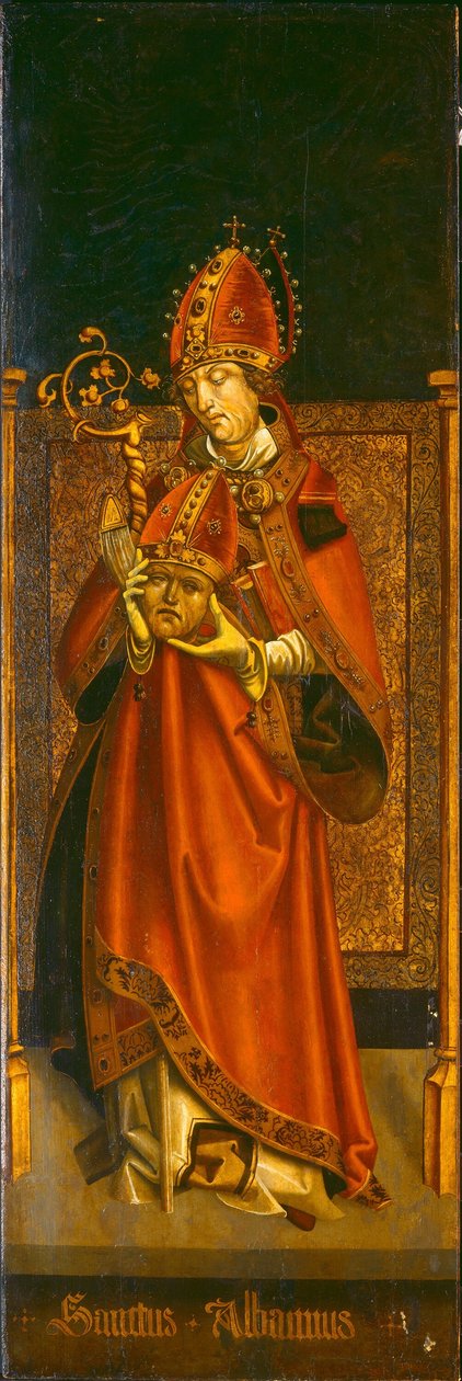 Svatý Alban z Mohuče od Tyrolean 16th Century
