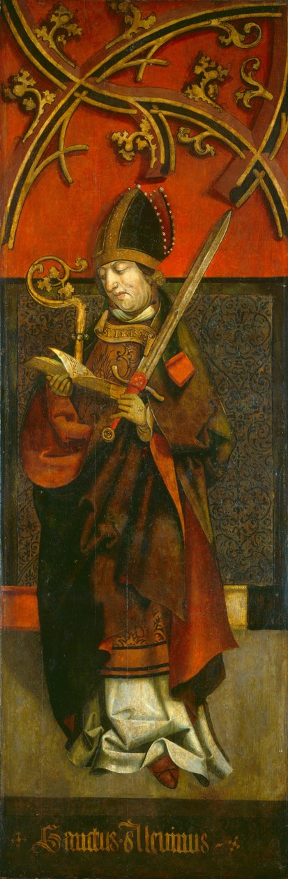 Svatý Alkuin od Tyrolean 16th Century