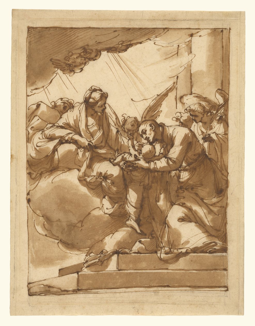 Vision des Heiligen Gaetano Thiene od Ubaldo Gandolfi