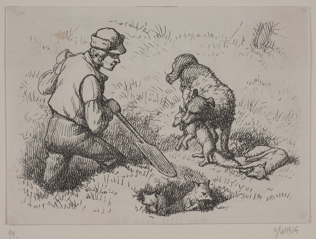 Ilustrace pro "Pan Mikkel", báseň Christian Richardt od Ubekendt
