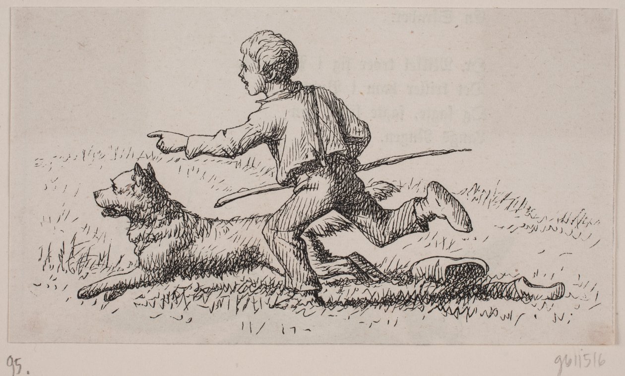 Ilustrace pro "Pan Mikkel", báseň Christian Richardt od Ubekendt