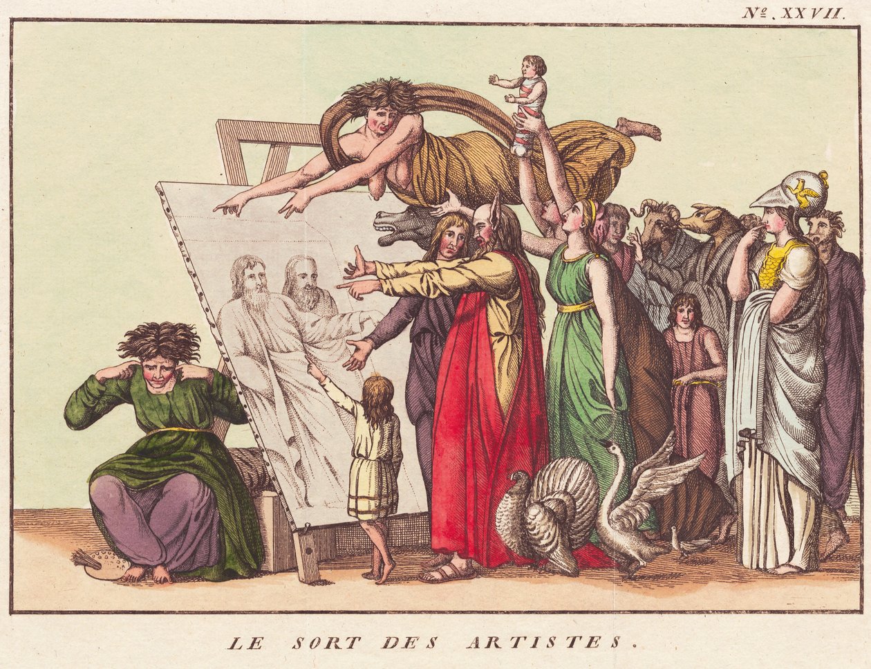 Osud umělců od Ubekendt dansk efter 1780