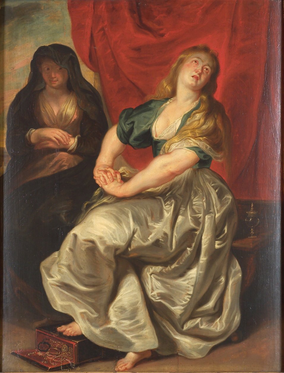 Kající Magdalena od Ubekendt efter Peter Paul Rubens