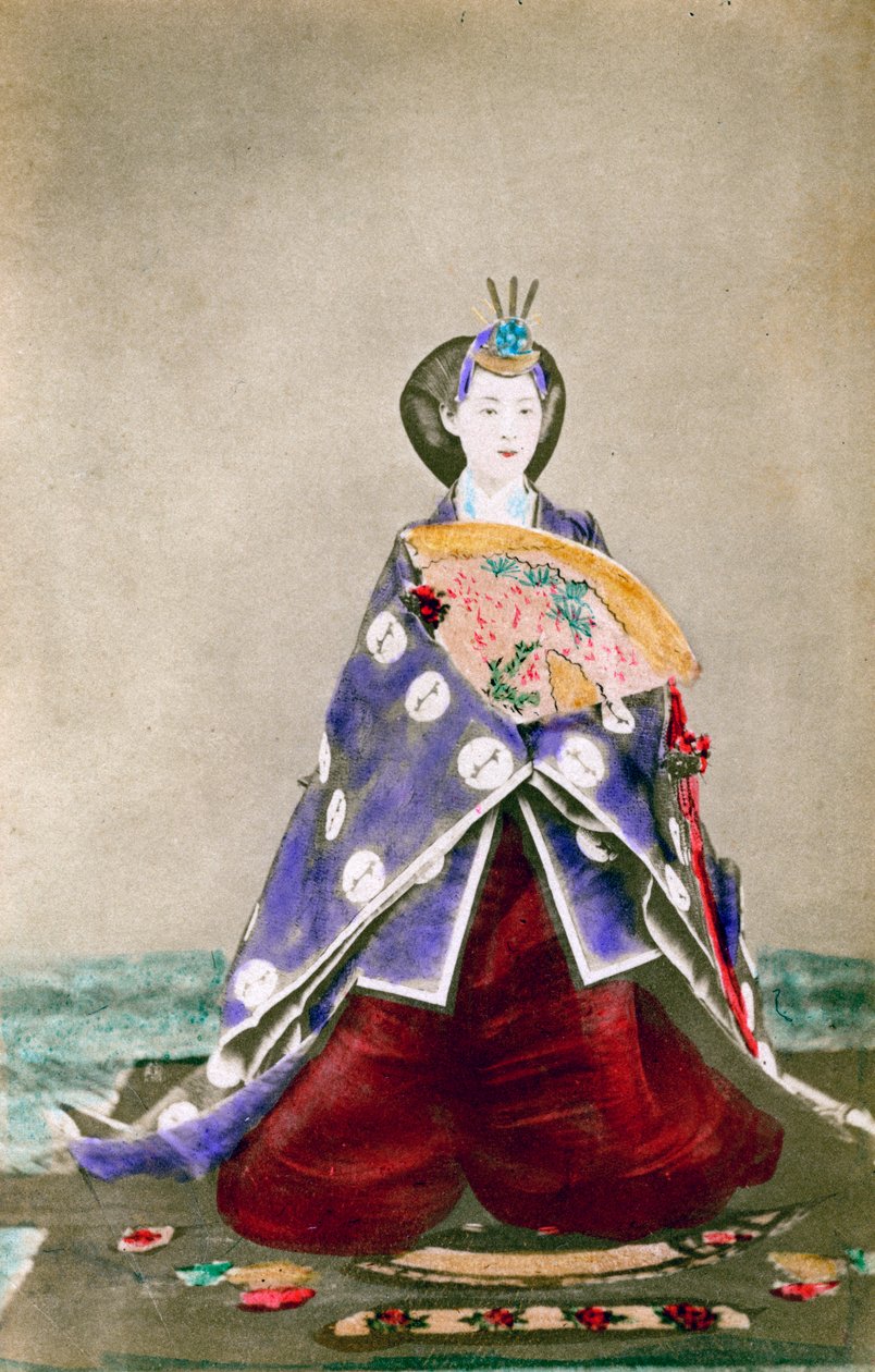 Haruho, japonská císařovna, 1873 1882 od Uchida Kyuichi