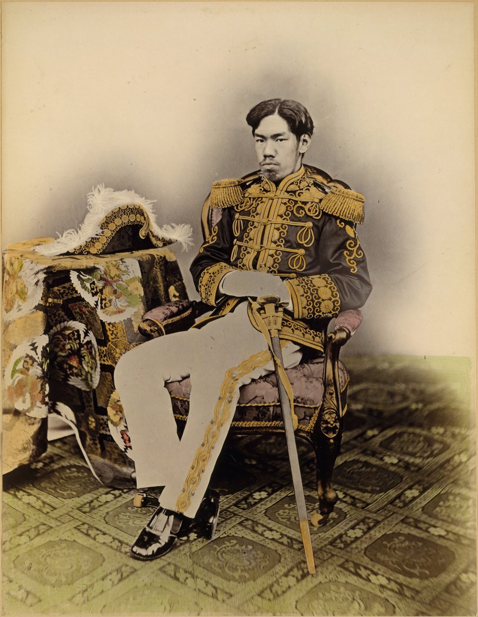 Mutsuhito, císař Meidži, 1873. od Uchida Kyuichi